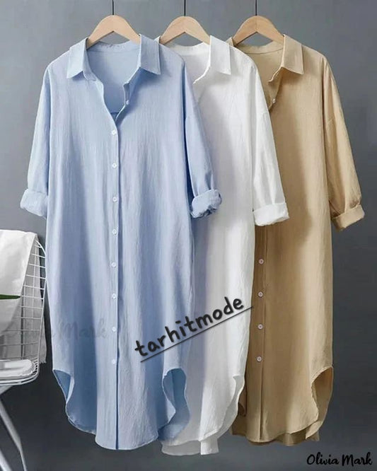 Robe chemise oversize