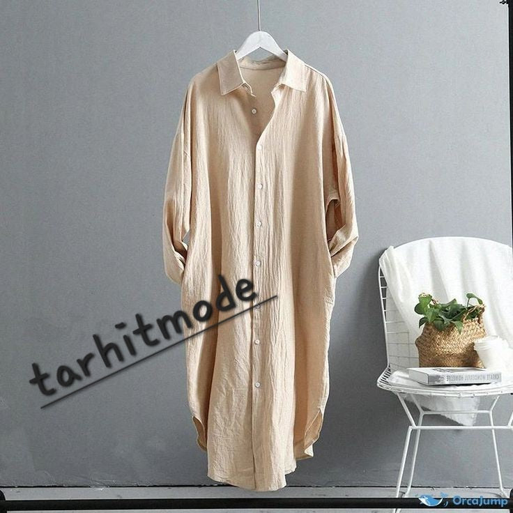 Robe chemise oversize