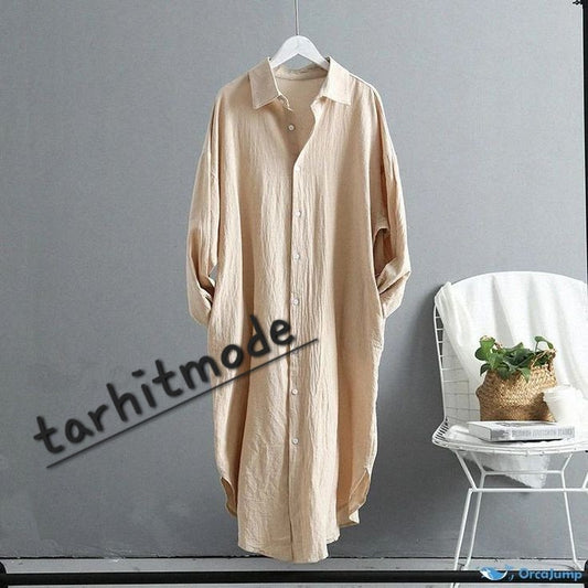 Robe chemise oversize